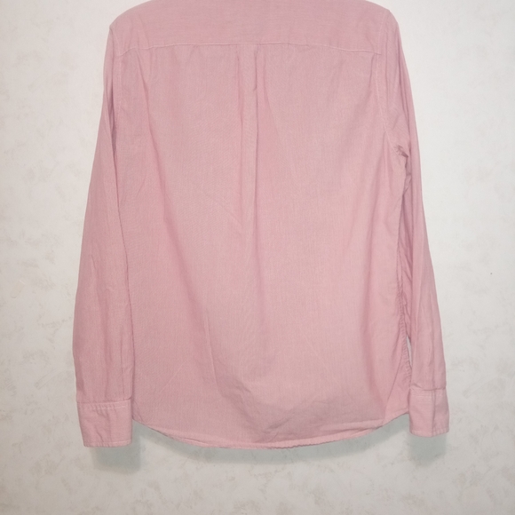 Abercrombie & Fitch Men's Small Light Pink Micro-Stripe Button Down Casual Shirt - Picture 2 of 3